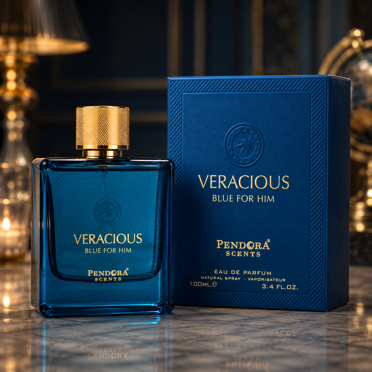 Veracious Blue For Him Eau De Parfum 100ml - Pendora Scents